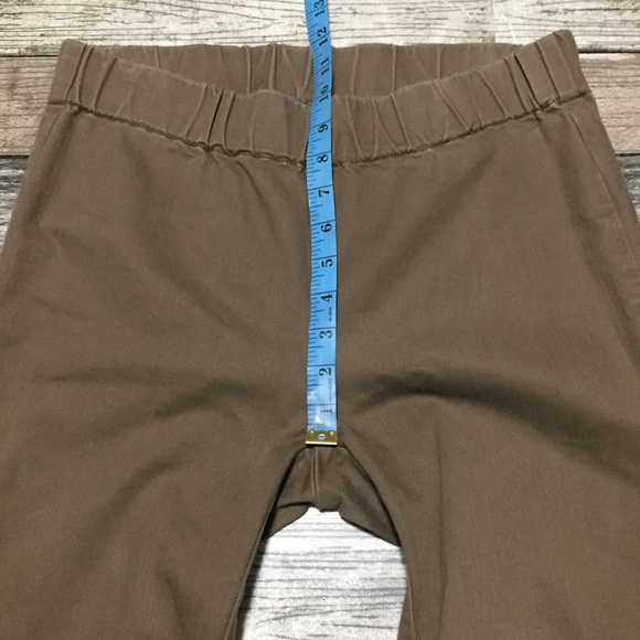 Soft Surroundings Pull On Pants Women’s S Brown Ankle Buttons (Inseam 27.5) - Picture 4 of 10